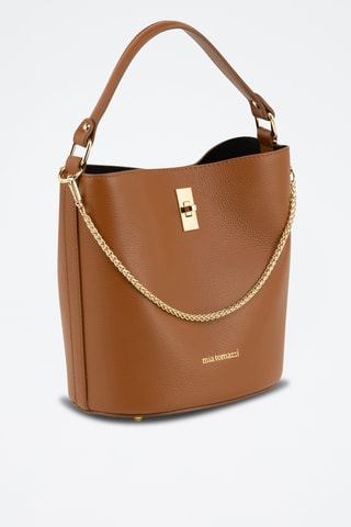 Borsa a mano in pelle Boffalora - Marrone