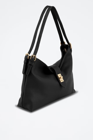 Bolso de piel Archilleo - Negro
