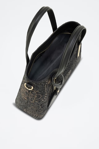 Bolso de piel Santander - Negro