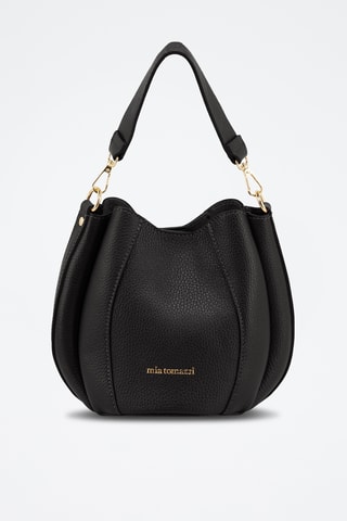 Borsa a mano in pelle Sanniti - Nero