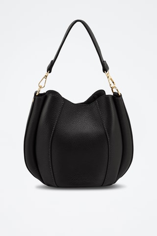 Borsa a mano in pelle Sanniti - Nero