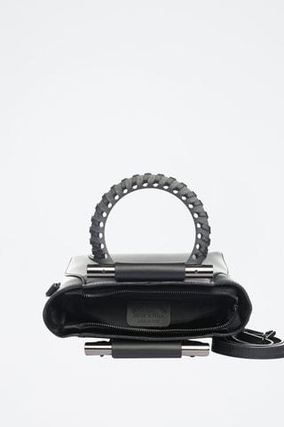 Borsa a mano in pelle Garlate - Nero