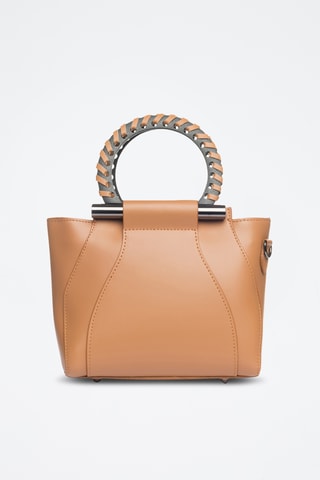 Borsa a mano in pelle Garlate - Cammello