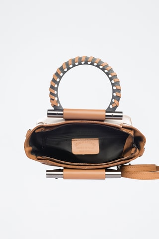 Borsa a mano in pelle Garlate - Cammello