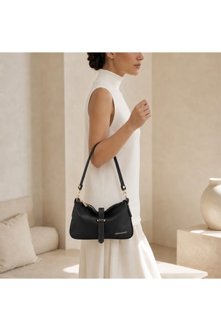 Bolso de piel Verziere - Negro