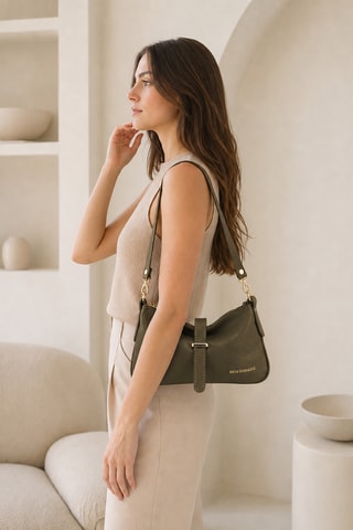 Bolso de piel Verziere - Verde