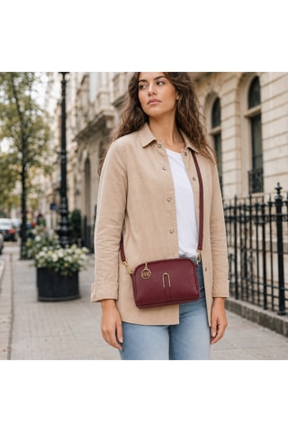 Bolso de piel Vismara - Burdeos