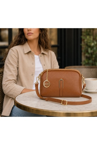 Bolso de piel Vismara - Marrón