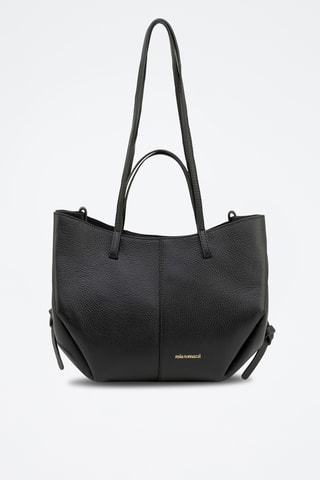 Bolso de piel Zambrini - Negro
