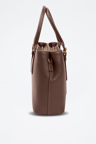 Borsa a mano in pelle - Marrone