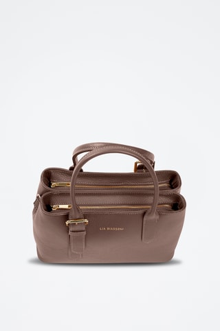 Borsa a mano in pelle - Marrone