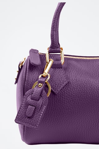 Bandolera de piel Resco - Violeta