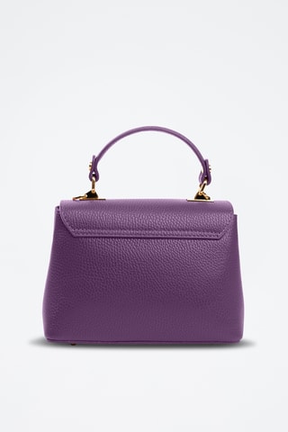Bandolera de piel Calopinace - Violeta