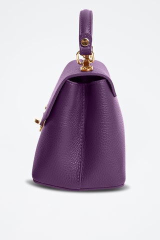 Bandolera de piel Calopinace - Violeta