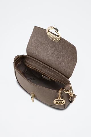 Borsa a mano in pelle Ceresio - Taupe