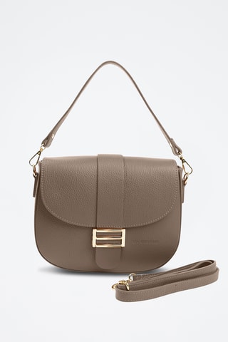 Borsa a mano in pelle Sangro - Taupe