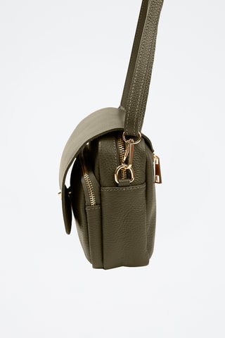 Bandolera de piel Raganello - Verde