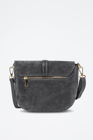 Bandolera de nobuk Varallo - Gris