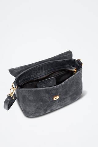 Bandolera de nobuk Varallo - Gris