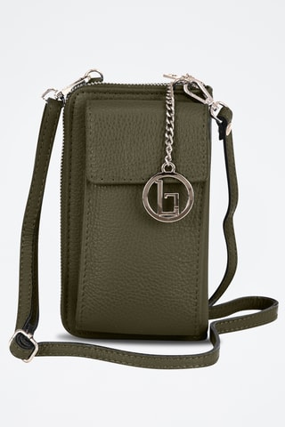 Bolso de mano de piel Cerca - Verde