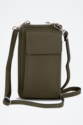 Bolso de mano de piel Cerca - Verde