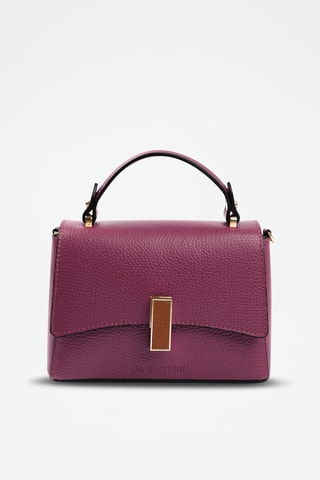 Borsa a mano in pelle Fegana - Bordeaux