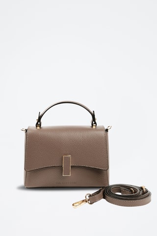 Borsa a mano in pelle Fegana - Taupe