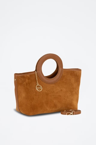 Bolso de piel Devoto - Marrón