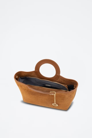 Bolso de piel Devoto - Marrón