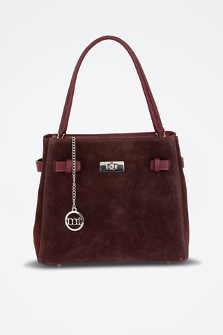 Bolso de piel Terraggio - Burdeos