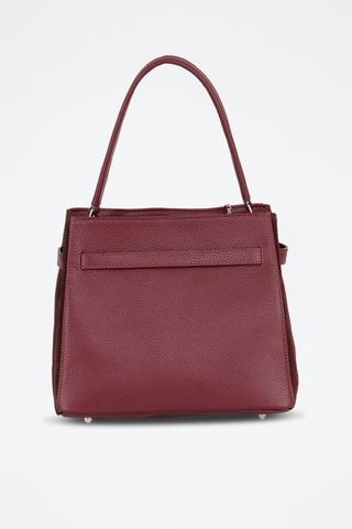 Bolso de piel Terraggio - Burdeos
