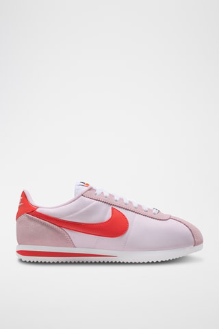 Nike Cortez en cuir - Rose poudré et vieux rose