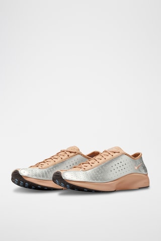 Nike Air Superfly en cuir - Argenté et marron clair