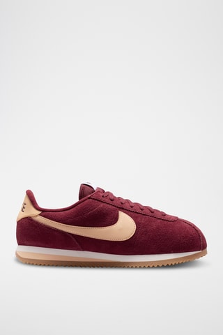 Baskets en cuir Nike Cortez - Bordeaux