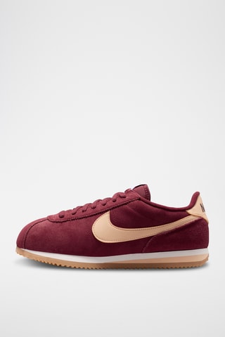 Baskets en cuir Nike Cortez - Bordeaux