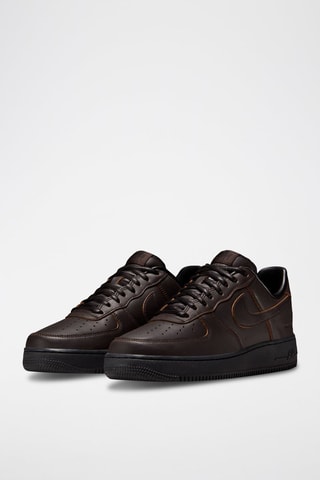 Nike Air Force 1 '07 Premium en cuir - Marron foncé