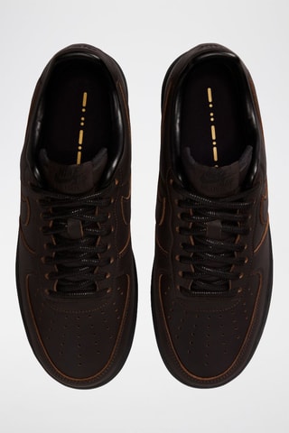 Nike Air Force 1 '07 Premium en cuir - Marron foncé