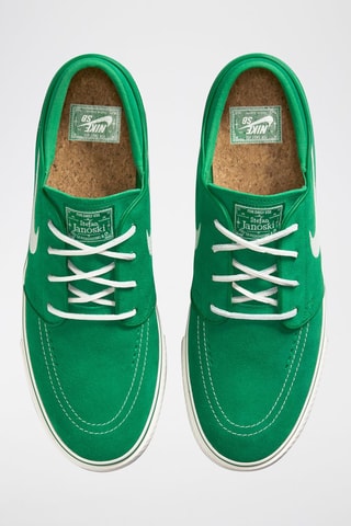 Nike SB Zoom Janoski OG+ en nubuck - Vert foncé