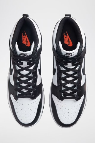 Dunk High Retro en cuir - Noir et blanc - Nike