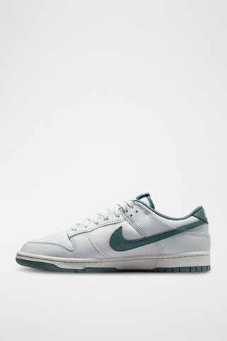 Nike Dunk Low Retro en cuir - Blanc et vert