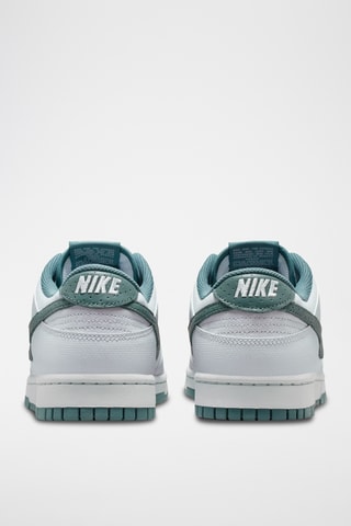Nike Dunk Low Retro en cuir - Blanc et vert