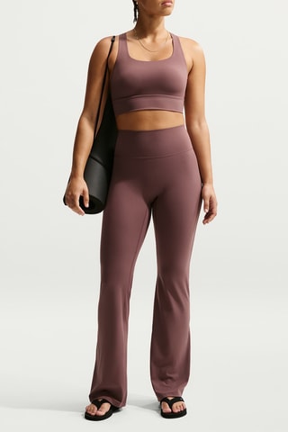 Pantalon de fitness taille haute Zenvy - Marron foncé