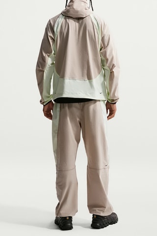 Pantalon ample Tech - Marron clair