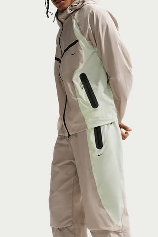Pantalon ample Tech - Marron clair