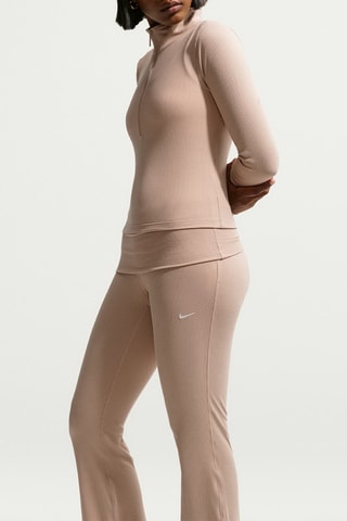 Pantalon taille haute Sportswear Chill Knit - Beige