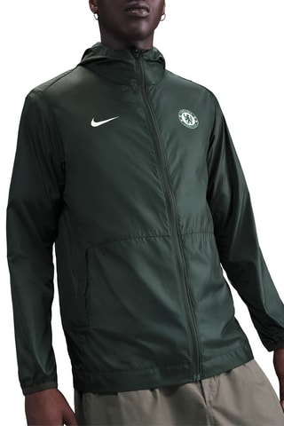 Imperméable de football à capuche Chelsea Football Club - Kaki