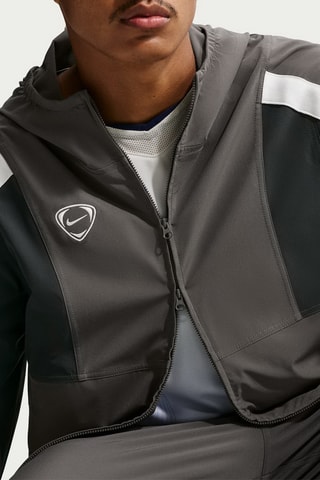 Veste de football à capuche Energy - Gris foncé