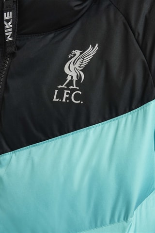 Doudoune de football à capuche Liverpool FC - Noir