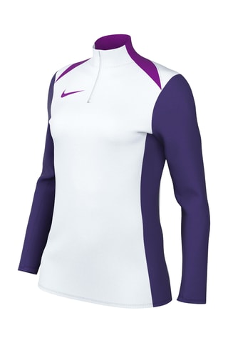 T-shirt de football Academy Pro 24 - Blanc et violet