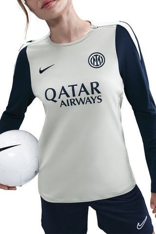 T-shirt de football Inter Milan - Gris clair
